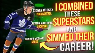 I COMBINED THESE SUPERSTARS AND SIMMED THEIR CAREER! | NHL 22