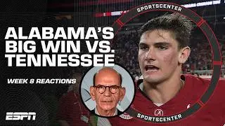 Alabama have separated themselves in the SEC 😯 Paul Finebaum after win over Tennessee | SportsCenter