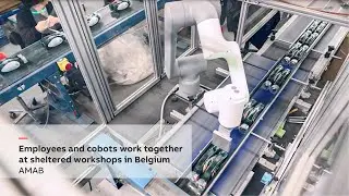 ABB's GoFa&trade; cobots driving innovation at AMAB in Belgium!