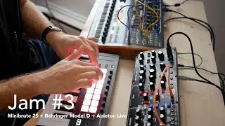 Jam 3 - Arturia Minibrute 2s, Behringer Model D, Novation laucnhkey