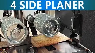 ZZCHRYSO Four-Side Planer Test Run | Precision Woodworking Machine Demo