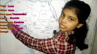 Learn Continent Africa (part 2) || in easy way || all countries and capitals || Learn With Rida