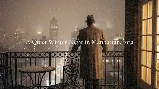 Snowy Manhattan Nights | 1930s Noir Jazz Playlist &ndash; Cozy Winter Vibes ❄️