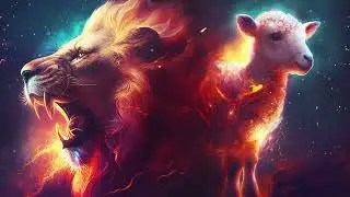 Easter Jesus Christ Endured Death As Lamb, Devoured Death As Resurrected Lion Background Motion Loop