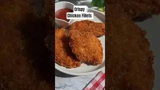 Crispy Chicken Fillets Recipe👆💫😍 #youtubeshorts #shorts #ytshorts