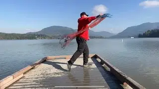 Plusinno 4ft Cast Net With Aluminum Frisbee Disc &mdash; Test And Review @plusinno