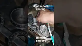 Bike bearing done repack im going to make a video on how i do it