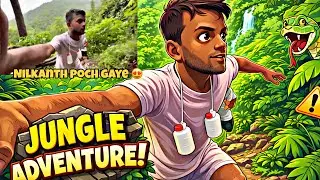Nilkanth pe poch gai 😍 jungle ki tarah rasta h 😅 | kapilmathurvlogs |