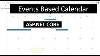 Display Full Month Calendar in ASP.NET CORE
