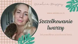 Szczotkowanie twarzy na sucho 🤎 masaż twarzy na sucho ✅ jak to robić?