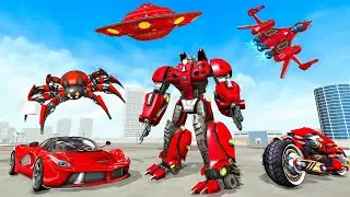 Spider Robot Game: Space Robot Transform Wars *** android gameplay