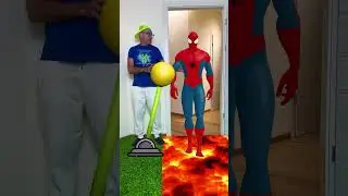 I Defeated The Monsters! spiderman venom Skibidi Toilet Wednesday grass is lava