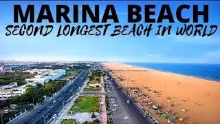 Marina Beach world 2 longest Beach Chennai Tamil Nadu India 