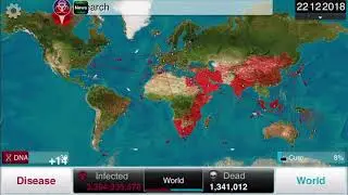 [Plague Inc.] Parasite (Mega Brutal) in 2:54 (WR)