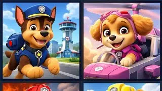 PAW PATROL Tiles Hop 🐶🔥 Chase & Skye Music Jump | SUPER VIRAL!