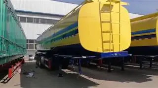 China 3 axle 45000 liters fuel tank semi trailer