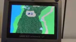 GamePlay! XEVIOUS on Nintendo Gameboy Advance SP