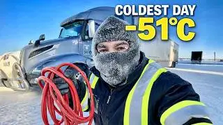 How a Truck Driver SURVIVED in EXTREME COLD 🥶 | Coldest Day | 819