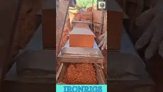 They Built Their Own Brick Factory in the Village! 😮#inventions #satisfying #construction#shorts
