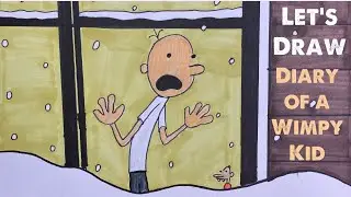 Let&rsquo;s Draw Greg & Manny Heffley | Diary of a Wimpy Kid: Cabin Fever Christmas Art!