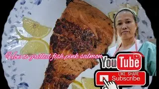 How to grilled fish pink salmon in the pan