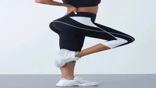 Women's Color Block Yoga Leggings High Waist Patchwork Calf-Length Running Sports Stretch Tight Pa