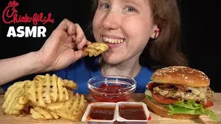 ASMR CHICK-FIL-A CHICKEN SANDWICH MUKBANG (Collab With Twilight ASMR) EATING SOUNDS