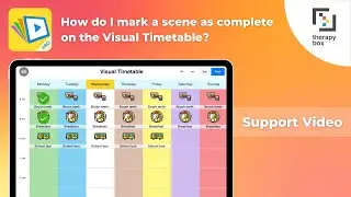 How do I mark a scene as complete on the Visual Timetable? | Scene & Heard Pro Support Library