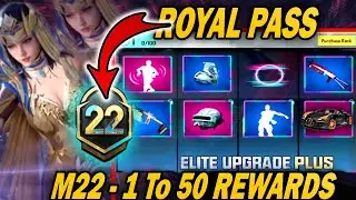 M22 Royal Pass | M22 Royal Pass Leaks | M22 Royal Pass Leaks pubg Mobile | 1To 50 Rp Rewards  💯😱