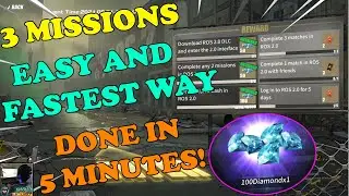 ROS TIPS AND TRICKS | FINISH 3 MISSIONS UNDER 5MINUTES AND CLAIM 200FREE DIAMONDS DAILY!?(Tutorials)