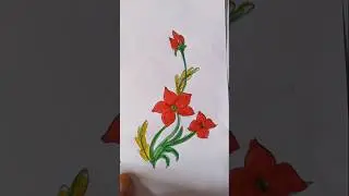 #how to draw flower #drawing #youtubeshorts #art#youtube #fyp  #trending#jokes #reels #shorts #viral