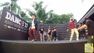 Dance17 Hardrock Pattaya/Poppin 1 on 1 Semi final คู่ 2