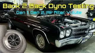 Back 2 back testing of TorqStorm new Gen 2 cover and velocity stack on a 402 big block Chevelle SS