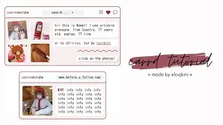 cute & easy carrd tutorial &mdash; &copy; c6lirios
