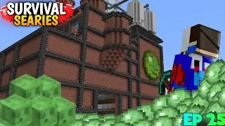 I world fastest slime farm in Minecart survival ep 25