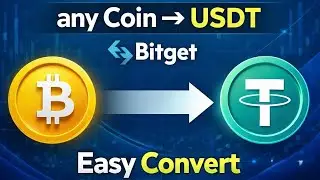 Bitget এ যেকোনো Crypto Token কে USDT এ Convert করবেন | Step by Step Bangla Tutorial