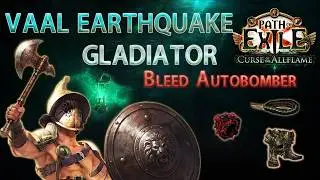 Righteous Fire At Home?! Bleed AutoBomber Gladiator | PoE 3.29