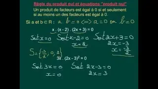 9.6.1 Règle du produit nul