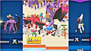 Merge Master Rainbow run 3D | Level 49-50 | Max Level| Monkey Beast Gaming