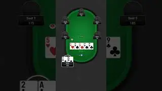 Ace high&mdash;go for the showdown or fire a bluff? Get the answer with @GTOWizard!