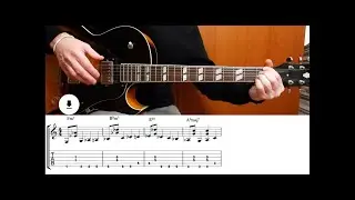 WALKING BASS #1 TUTORIAL SPIEGATO PASSO PASSO CON IL TABULTATO. EPIPHONE 175