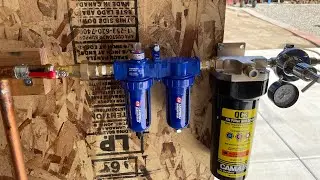 DIY how to Remove Moisture Water oil from Air Compressor and get Clean Air
