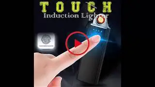 Windproof Fingerprint Induction Electronic Lighter