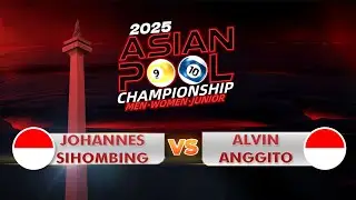 FULL MATCH! JOHANNES SIHOMBING (INA) vs (INA) ALVIN ANGGITO | ASIAN POOL CHAMPIONSHIP 2025