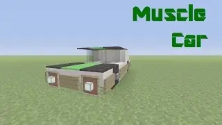 Minecraft | How to Build a Muscle Car