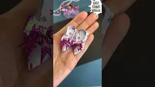 Diy Mini Paper Shoe | How to make mini paper shoes | Art and Craft #shorts #craft #diy