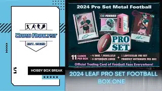 🚨2024 Pro Set Metal Football! Hobby Box! 🚨