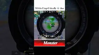 M416 +  Ump45 Deadly 💀 combo  se CLUTH 🥵☠️ #Cluth#M416+ump45#combo#Bgmi#viral#shorts