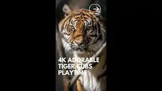 Roaring Fun: Adorable Tiger Cubs Playtime