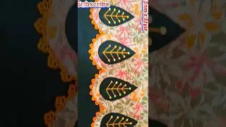 Latest Eid daman design amazing sewing tips and tricks